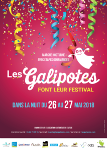 Affiche 2018 de la marche des Galipotes