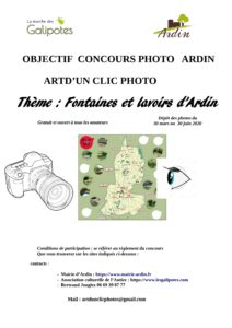 Flyer concours photo ardin